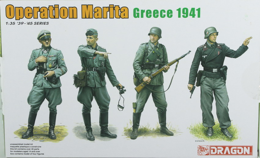 Modeling figures German, Operation Marita, Greece 1941, ref. 6783, 1/35, Dragón