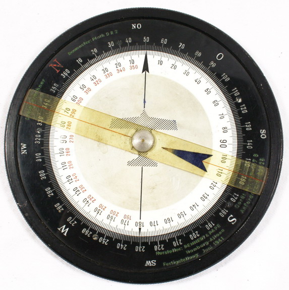 Calculador de vuelo, original alemán 2 GM