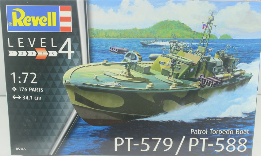 Modeling patrol torpedo boat, PT-579 / PT-588, ref. 01565, 1/72, Revell
