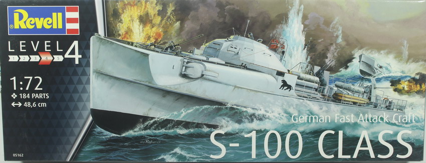 Modeling patrol torpedo boat S-100 class, German fast attack craft, ref. 05162, 1/72, Revell