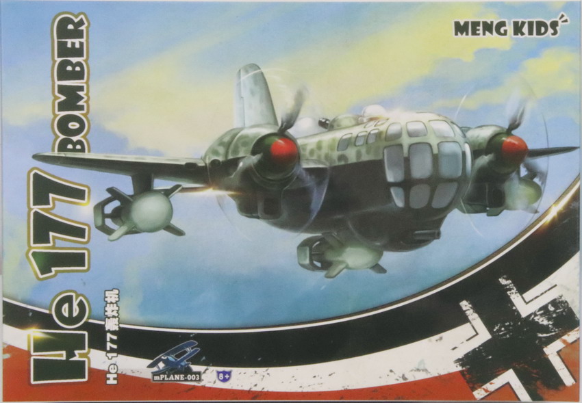 Modeling aircraft Heinkel He-177, ref. 003, Meng Kids