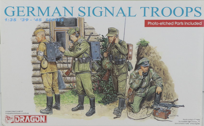 Modeling figures German signal troops, ref. 6053, 1/35, Dragón