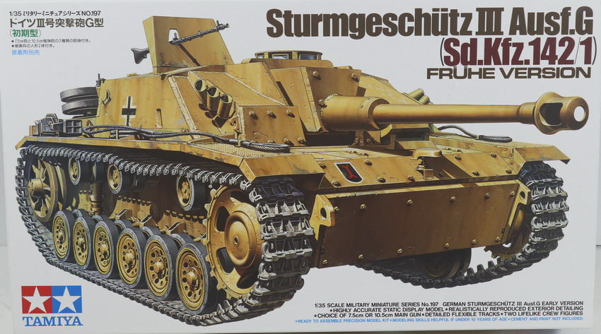 Modeling tank destroyer - Sturmgeschütz III Ausf. G, Sdkfz 142/1, ref. 35197, 1/35, Tamiya