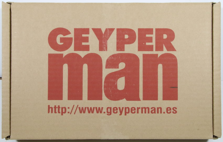Accesorios Geyperman, caja de cartón, reedición, dimensiones 24,00 x 39,5 x 6,5 cms