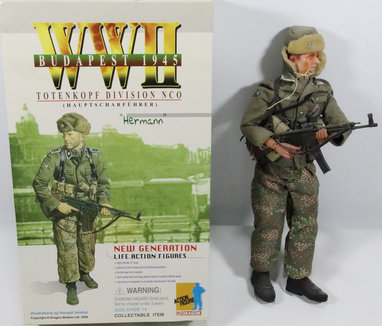 Figures Dragón 1/6, Herman, Budapest 1945, Totenkopf, ref. 70015