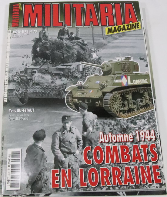 Book Militaria nº 73. Automne 1944. Combats en Lorraine.