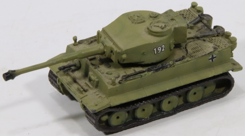 Modeling tank Panzer VI – Tiger I, 1/76, assembled and painted, die-cast