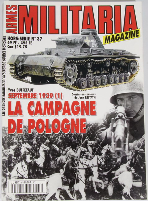 Book Armes Militaria nº 37. Septembre 1939 (1). La campagne de Pologne