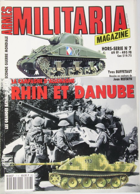 Book Armes Militaria nº 7. La campagne d´allemagne. Rhin et Danube.