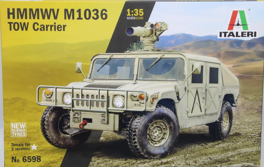 Modeling vehicle Humvee, HMMWV M1036, Tow carrier, ref. 6598, 1/35, Italeri