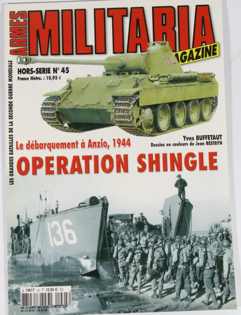 Book Armes Militaria nº 45. Le debarquement a Anzio 1944. Operation Shingle