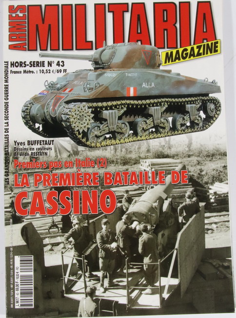 Book Armes Militaria nº 43. Premier pas en Italie (2). Le premiere bataille de Cassino