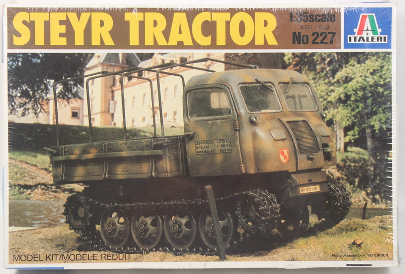 Modeling vehículo Steyr Tractor, RSO, ref. 227, 1/35, Italeri