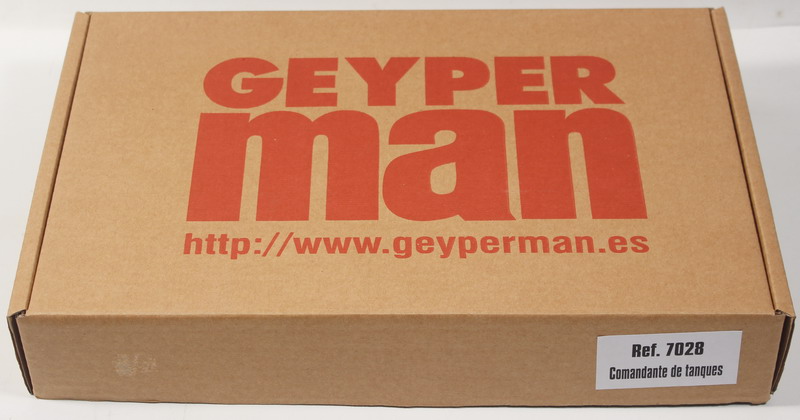 Accesorios Geyperman, caja de cartón, reedición, dimensiones 24,00 x 38,5 x 6 cms.
