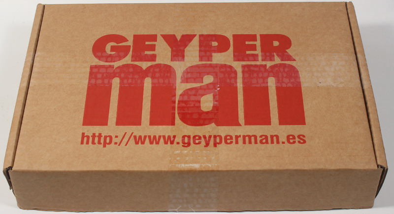 Accesorios Geyperman, caja de cartón, reedición, dimensiones 24,00 x 38,5 x 6 cms.